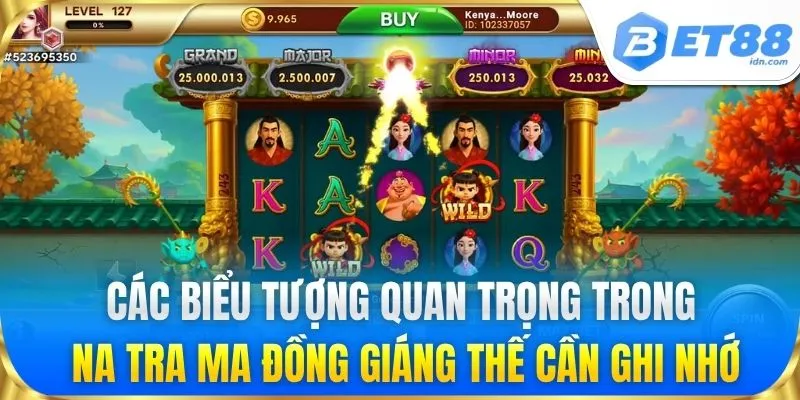 Các biểu tượng quan trọng trong trò chơi cần ghi nhớ